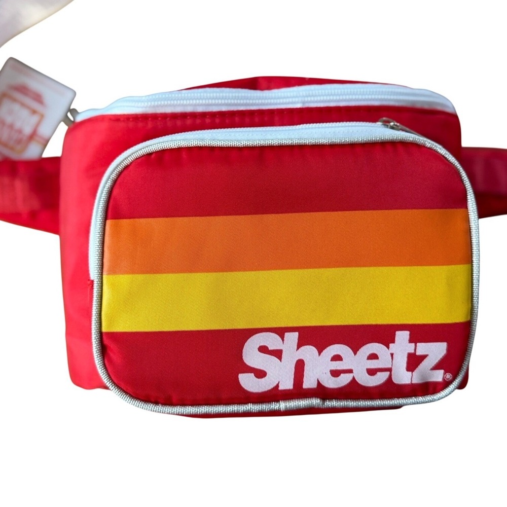 Sheetz Canny Pack Fanny Pack Unisex OS Red New Insulated Cooler Waist Bag